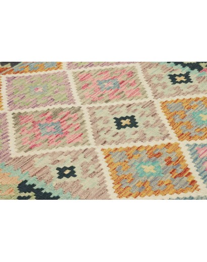 Tappeto Kilim Afghanistan marrone 99x199