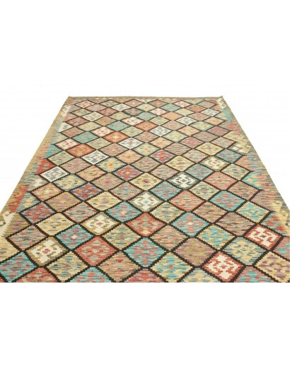 Tappeto Kilim Afghanistan marrone 208x289