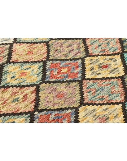 Tappeto Kilim Afghanistan marrone 208x289
