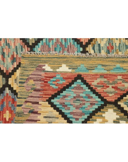 Tappeto Kilim Afghanistan marrone 208x289