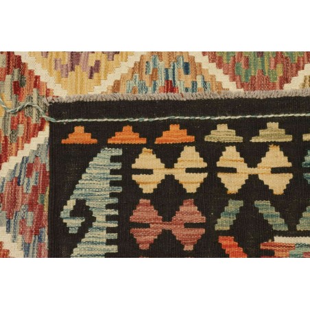 Tappeto Kilim Afghanistan marrone grigio 196x297