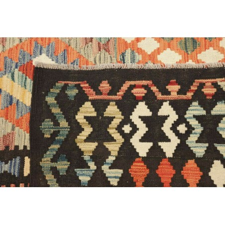 Tappeto Kilim Afghanistan marrone grigio 203x297