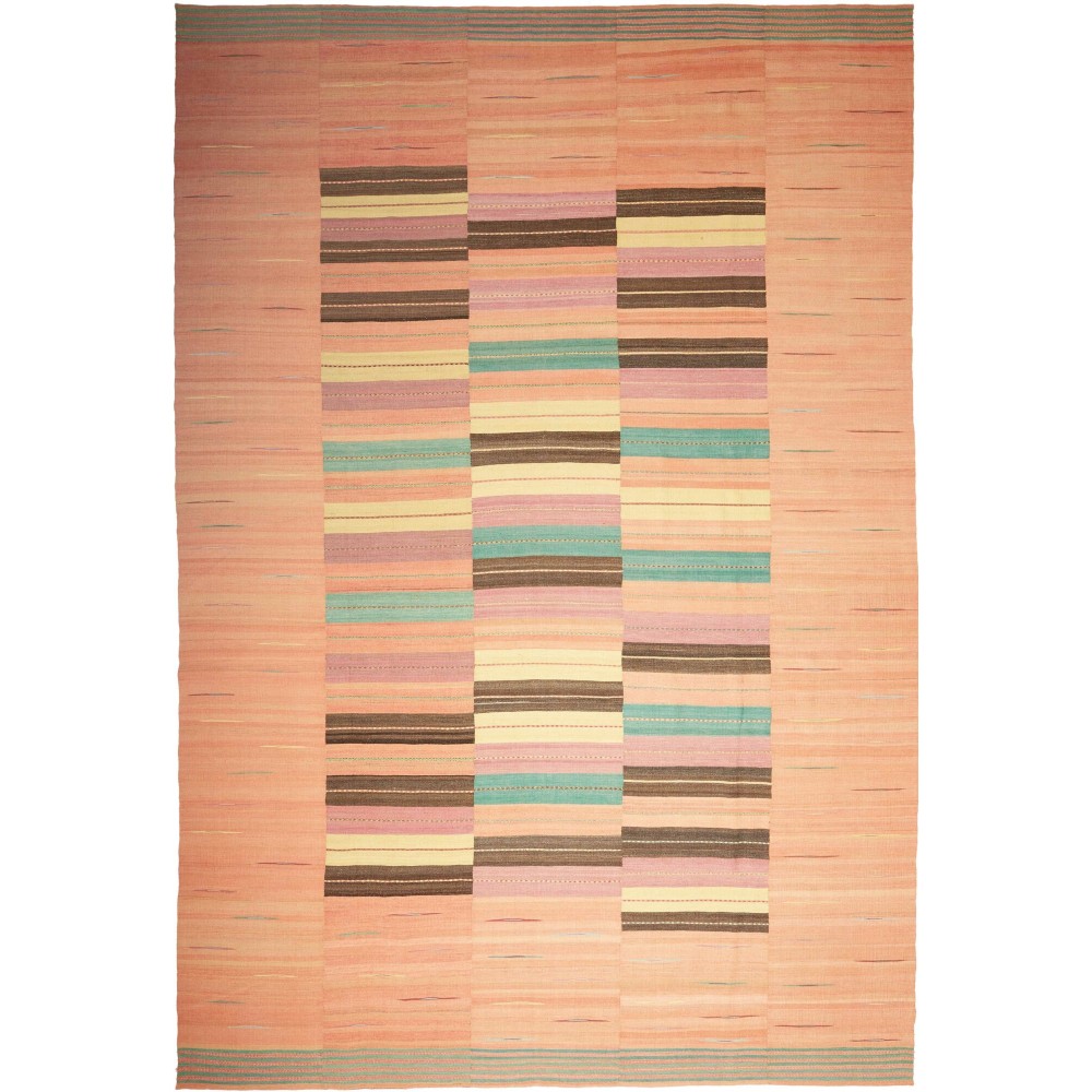 Tappeto Kilim Persia marrone 257x380 Tappeto Kilim Persia marrone 257x380