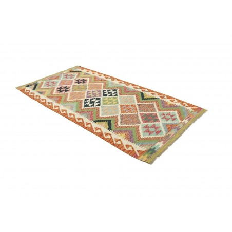 Tappeto Kilim Afghanistan marrone rosso 100x192