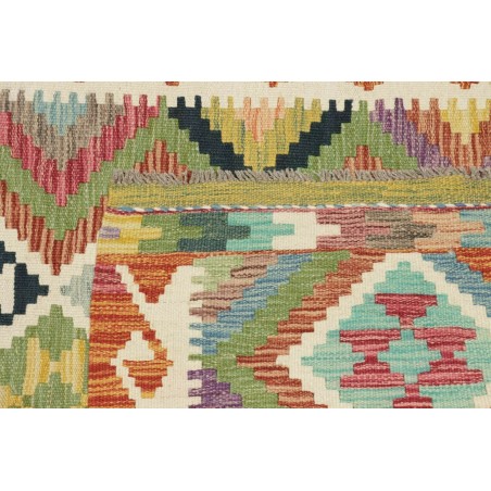 Tappeto Kilim Afghanistan marrone rosso 100x192