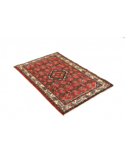 Tappeto Hamadan Persia marrone giallo 86x135