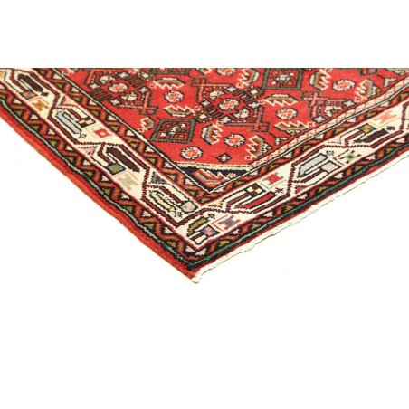Tappeto Hamadan Persia marrone giallo 86x135