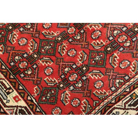 Tappeto Hamadan Persia marrone giallo 86x135