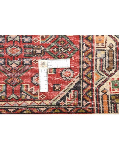 Tappeto Hamadan Persia marrone giallo 86x135