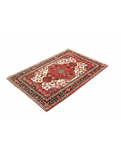 Tappeto Hamadan Persia marrone giallo 85x135