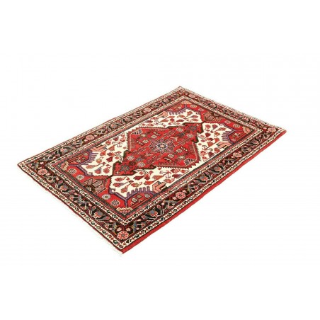 Tappeto Hamadan Persia marrone giallo 85x135