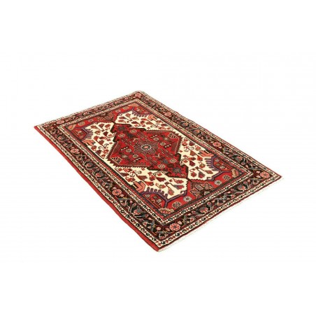 Tappeto Hamadan Persia marrone giallo 85x135