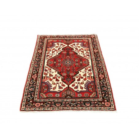Tappeto Hamadan Persia marrone giallo 85x135