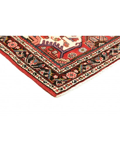 Tappeto Hamadan Persia marrone giallo 85x135