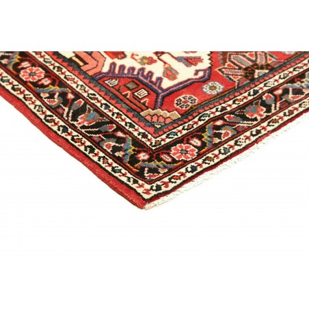 Tappeto Hamadan Persia marrone giallo 85x135