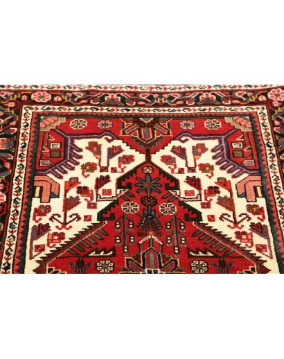 Tappeto Hamadan Persia marrone giallo 85x135