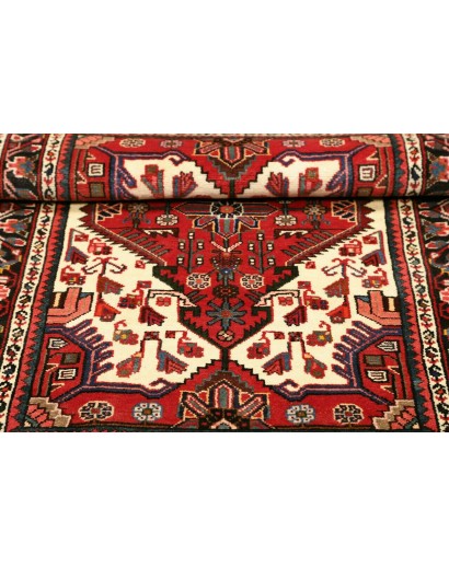 Tappeto Hamadan Persia marrone giallo 85x135