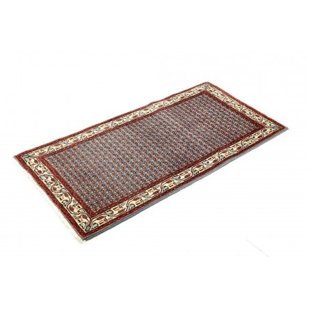 Tappeto Hamadan Persia grigio beige 62x126