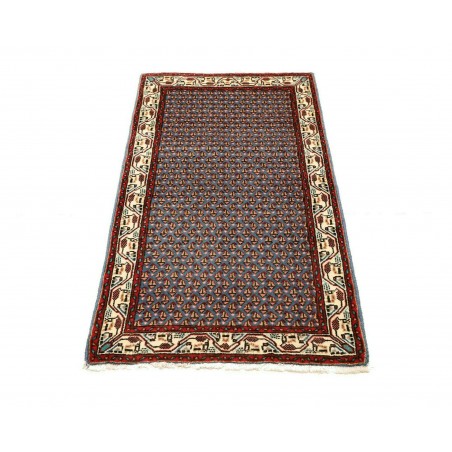 Tappeto Hamadan Persia grigio beige 62x126