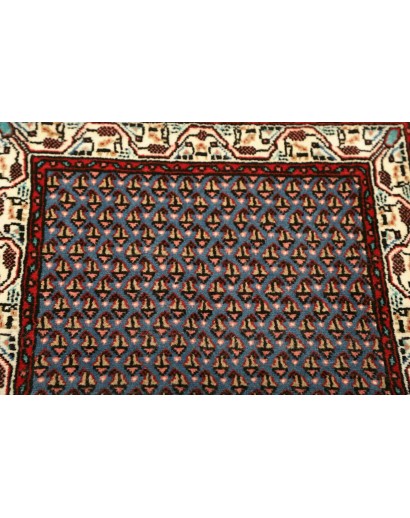 Tappeto Hamadan Persia grigio beige 62x126