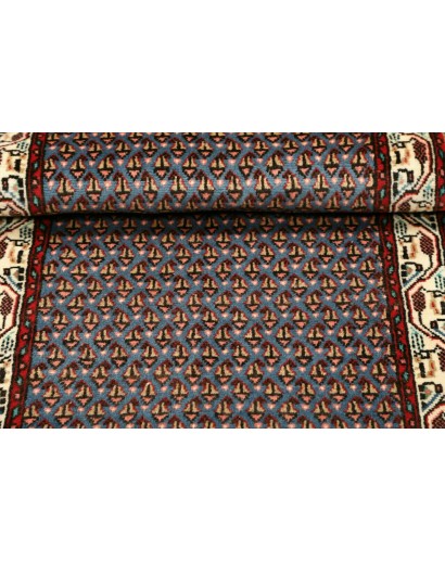 Tappeto Hamadan Persia grigio beige 62x126