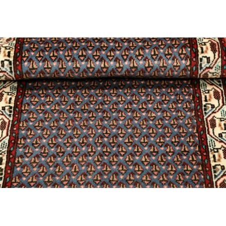 Tappeto Hamadan Persia grigio beige 62x126