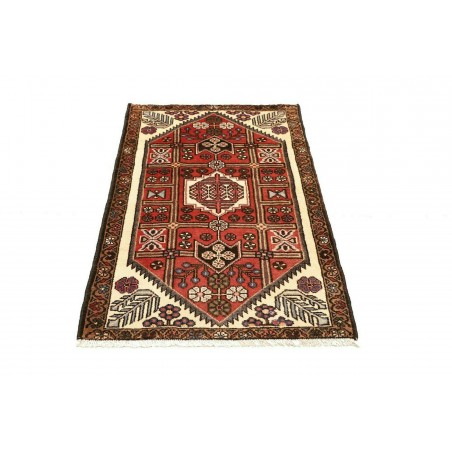 Tappeto Hamadan Persia marrone grigio 77x126