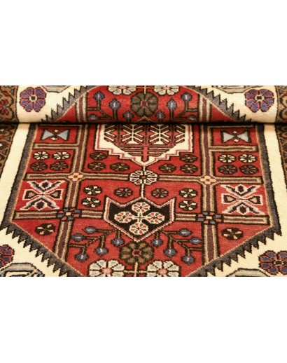 Tappeto Hamadan Persia marrone grigio 77x126