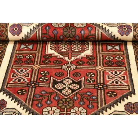 Tappeto Hamadan Persia marrone grigio 77x126