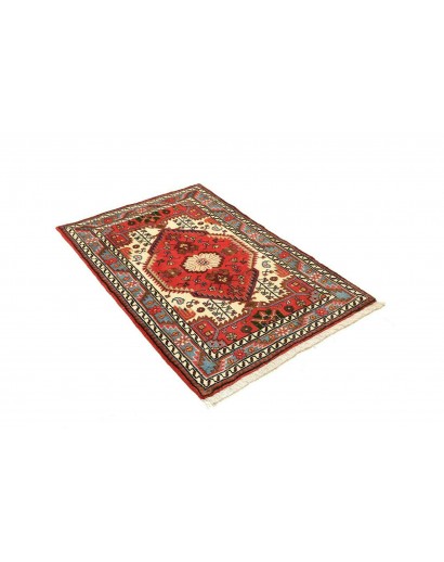 Tappeto Hamadan Persia marrone grigio 86x125