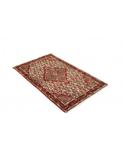 Tappeto Hamadan Persia marrone giallo 83x142