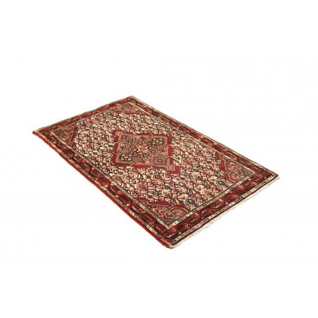 Tappeto Hamadan Persia marrone giallo 83x142