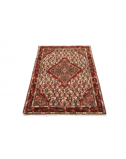 Tappeto Hamadan Persia marrone giallo 83x142