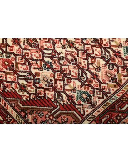 Tappeto Hamadan Persia marrone giallo 83x142