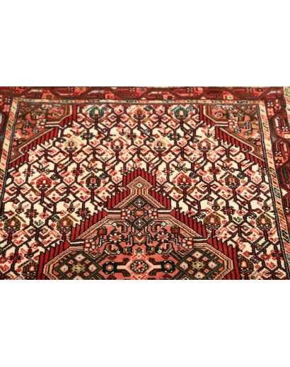 Tappeto Hamadan Persia marrone giallo 83x142