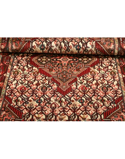 Tappeto Hamadan Persia marrone giallo 83x142
