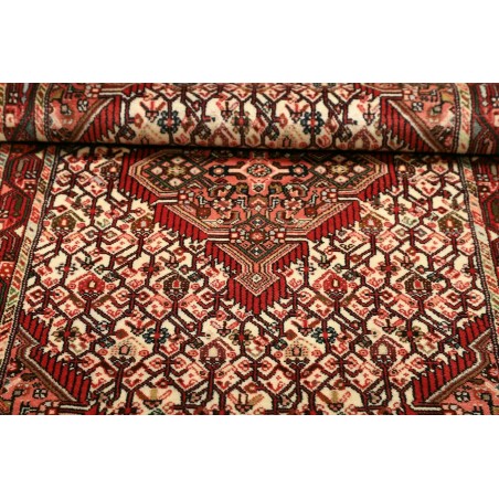 Tappeto Hamadan Persia marrone giallo 83x142