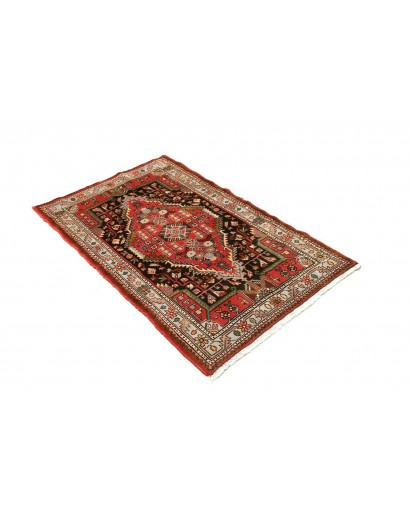 Tappeto Hamadan Persia marrone grigio 85x136
