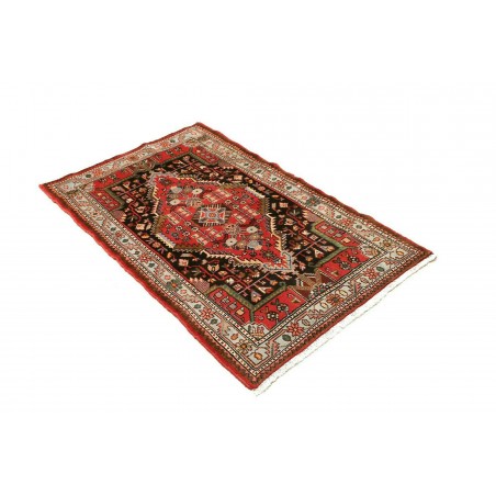 Tappeto Hamadan Persia marrone grigio 85x136