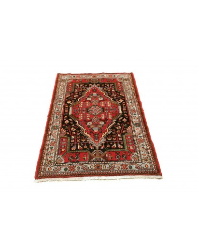 Tappeto Hamadan Persia marrone grigio 85x136