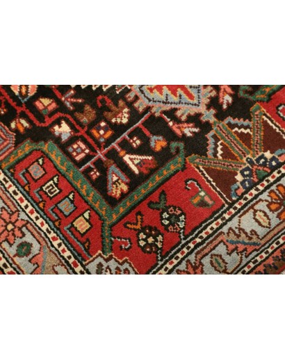 Tappeto Hamadan Persia marrone grigio 85x136