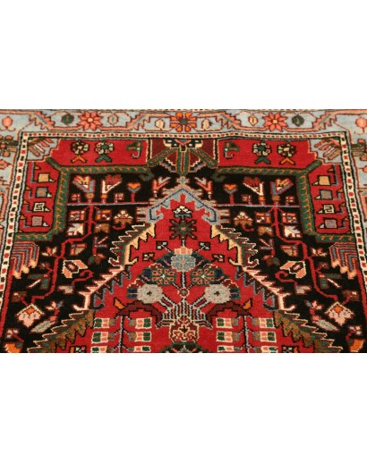Tappeto Hamadan Persia marrone grigio 85x136