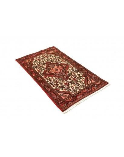 Tappeto Hamadan Persia marrone rosso 71x122