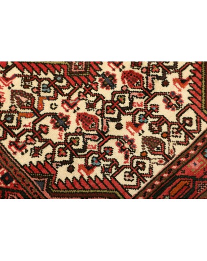 Tappeto Hamadan Persia marrone rosso 71x122