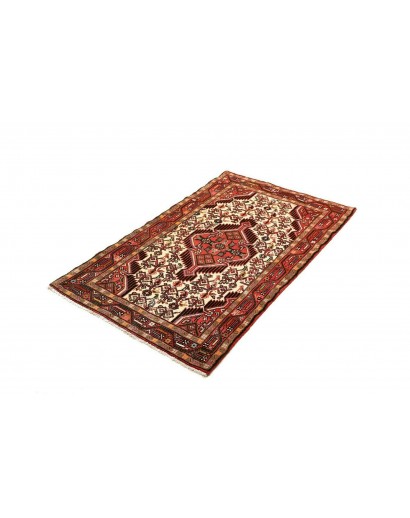 Tappeto Hamadan Persia marrone giallo 77x125