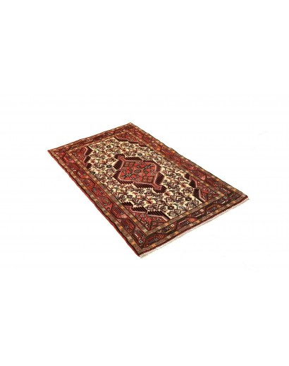 Tappeto Hamadan Persia marrone giallo 77x125
