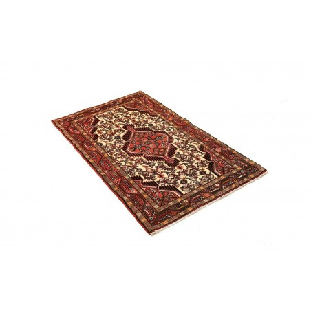 Tappeto Hamadan Persia marrone giallo 77x125