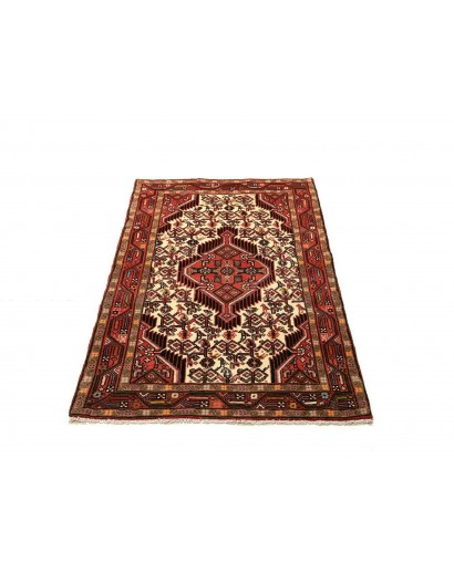 Tappeto Hamadan Persia marrone giallo 77x125