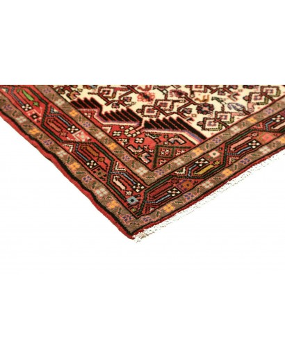 Tappeto Hamadan Persia marrone giallo 77x125