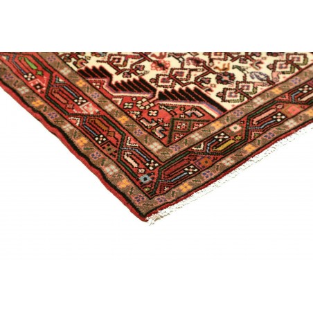 Tappeto Hamadan Persia marrone giallo 77x125